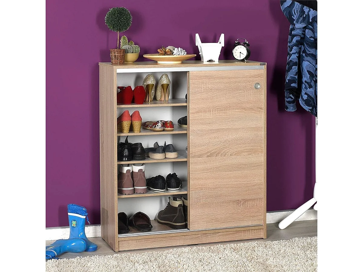 Zapatero 2 Puertas Corrediza 105X92X38 Cambrian