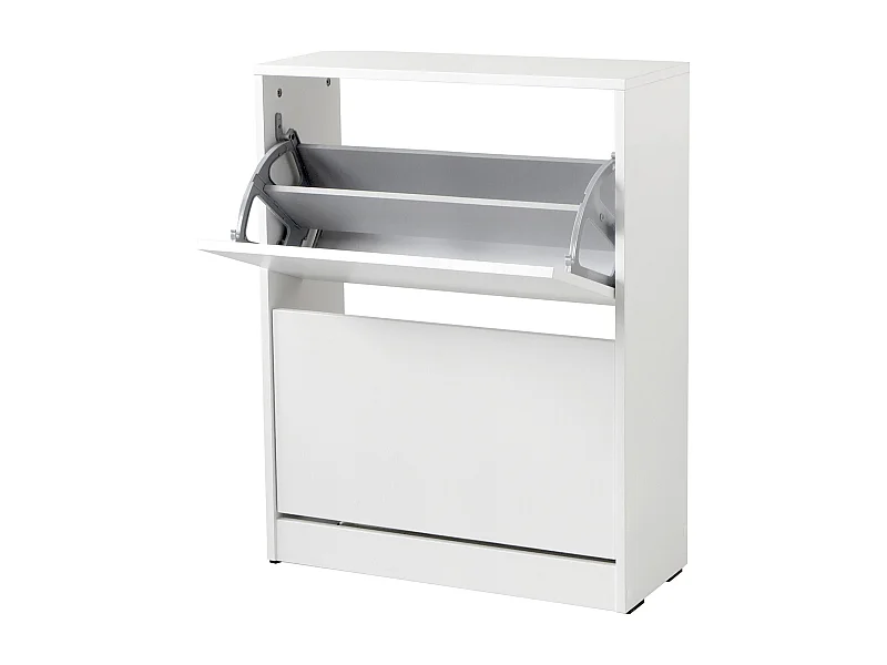 Sapateira com 2 Portas Dobráveis 83X73X26 Branco