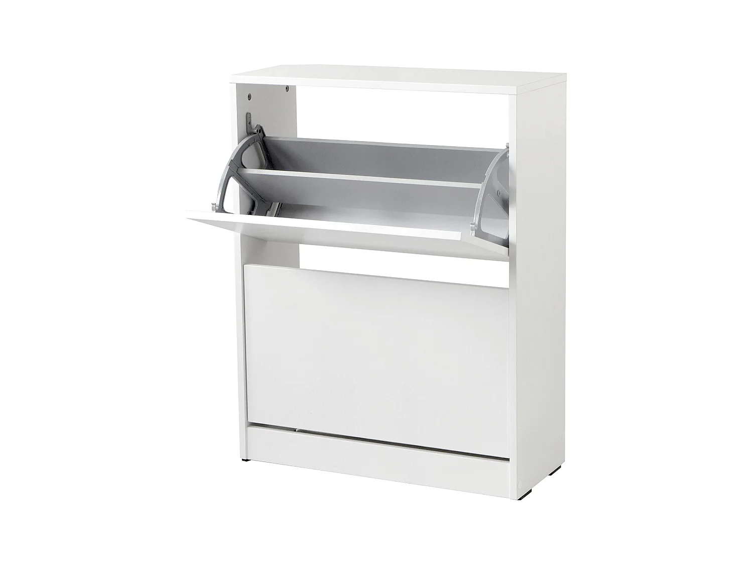 Meuble à chaussures avec 2 portes pliantes 83x73x26 Blanc - Venprodin