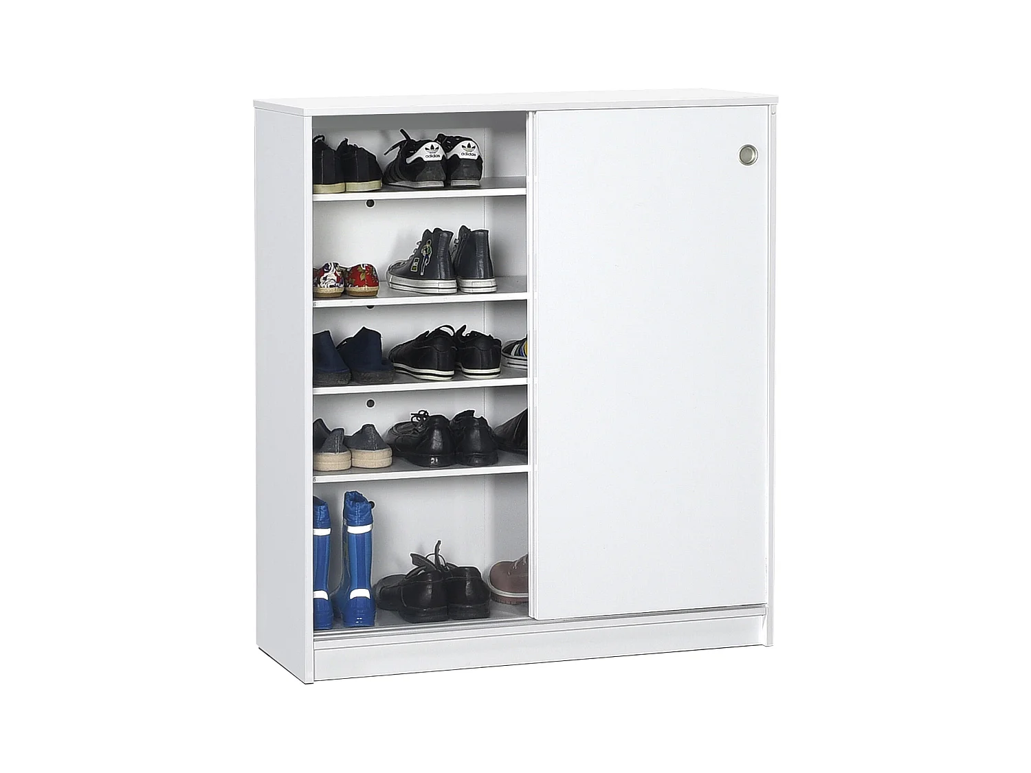 Sapateira 2 Portas Deslizantes 105X92X38 Branco