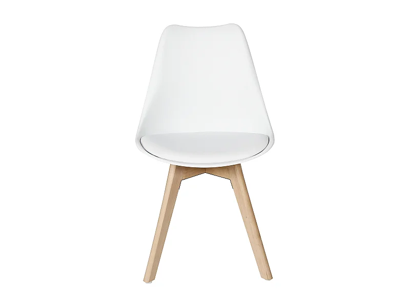 Conjunto de 4 cadeiras Dora funcionais brancas