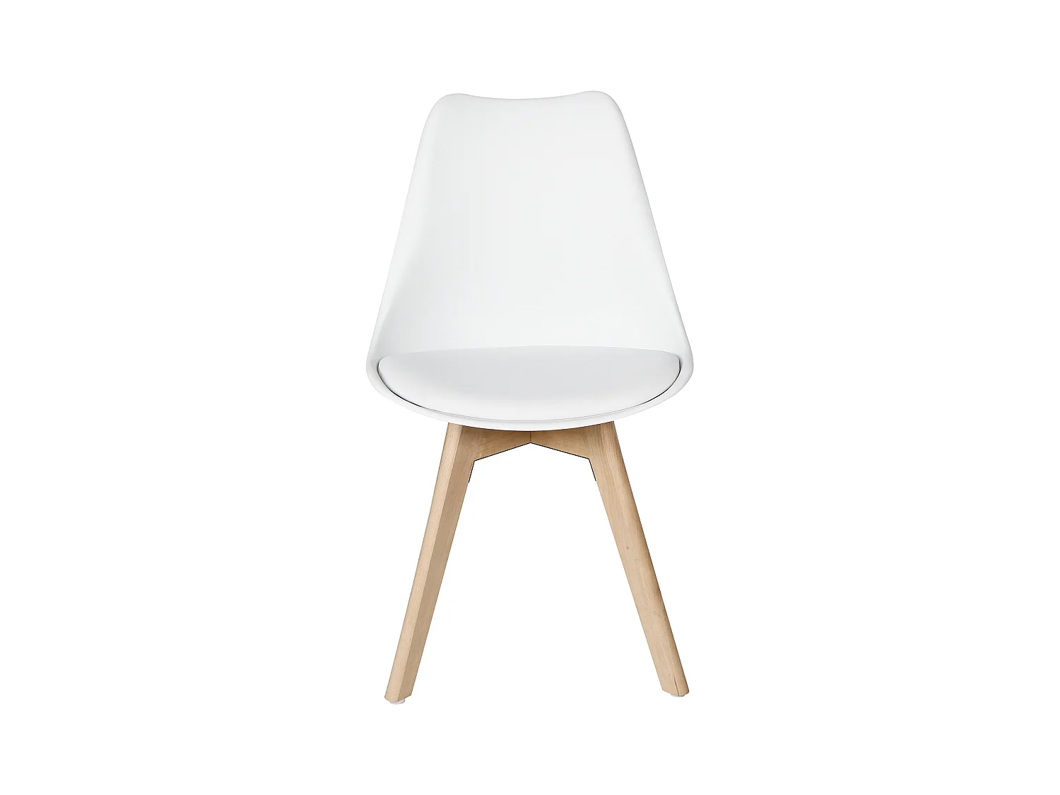 Ensemble de 4 chaises Dora fonctionnelles blanches - Venprodin
