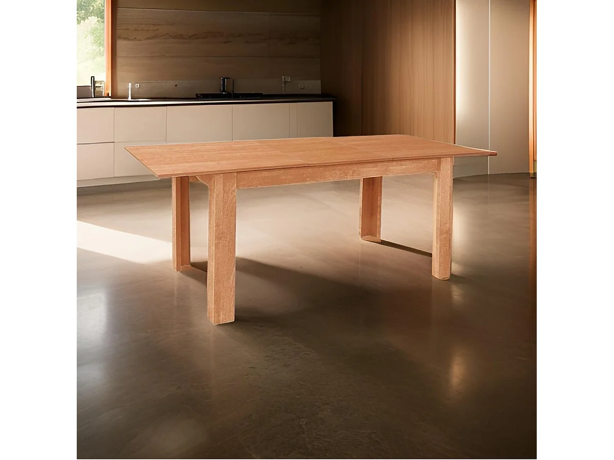 Table Extensible 4-8 Places 141/191X81 Merisier - Venprodin