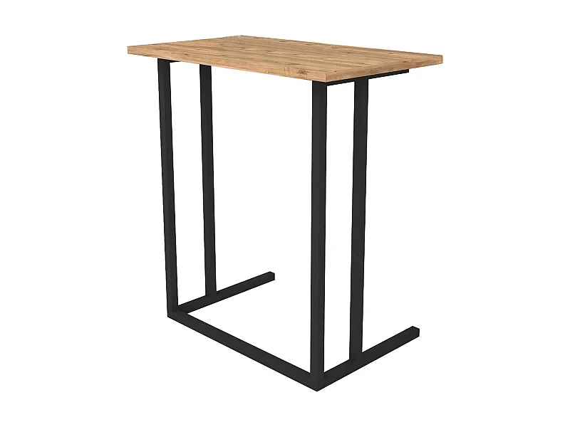 Table d'appoint carrée en métal 66x60x36 Safir - Venprodin