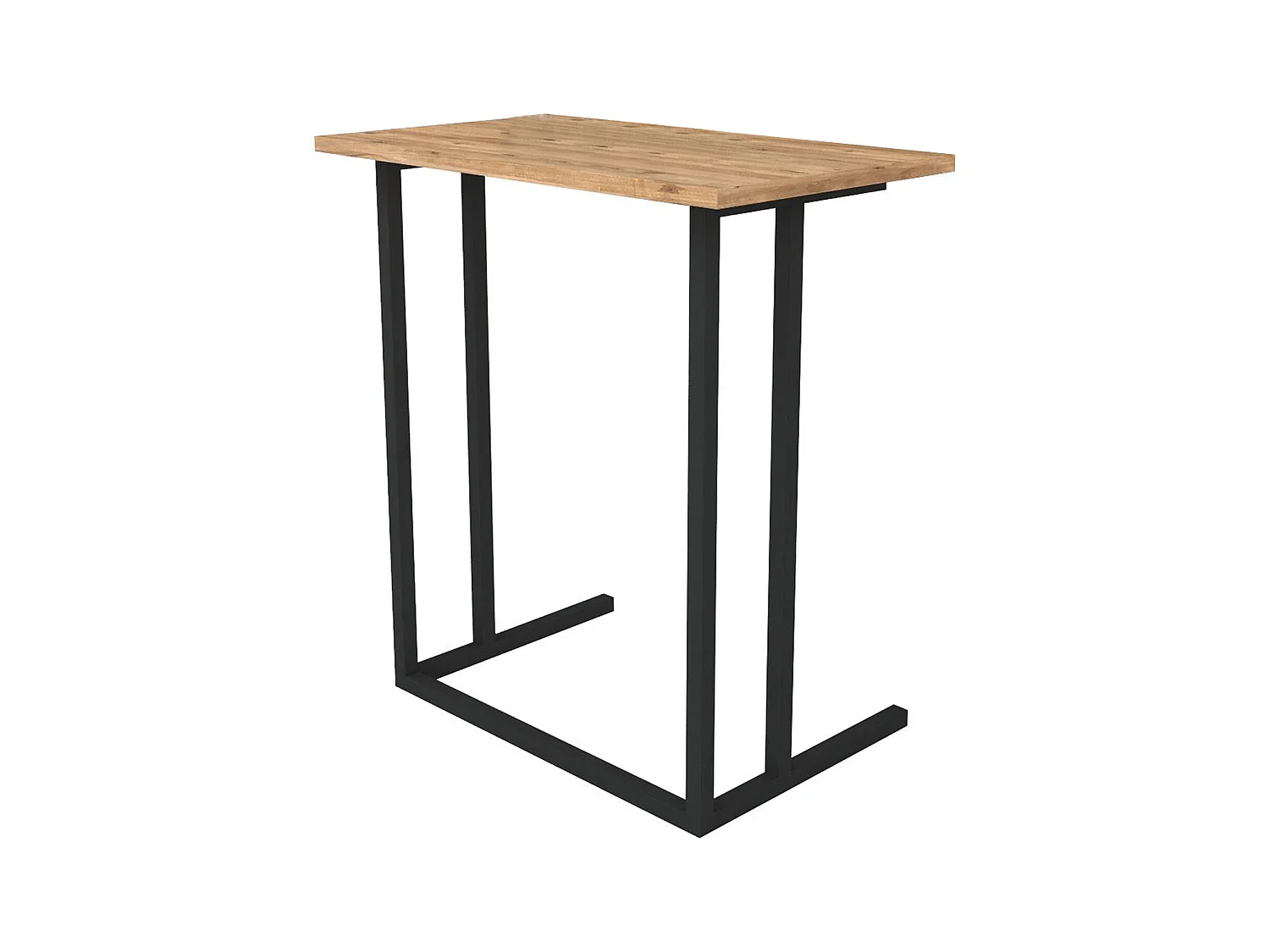 Mesa lateral quadrada de metal 66X60X36 Safir