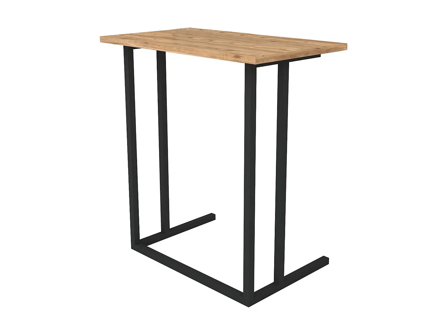 Table d'appoint carrée en métal 66x60x36 Safir - Venprodin