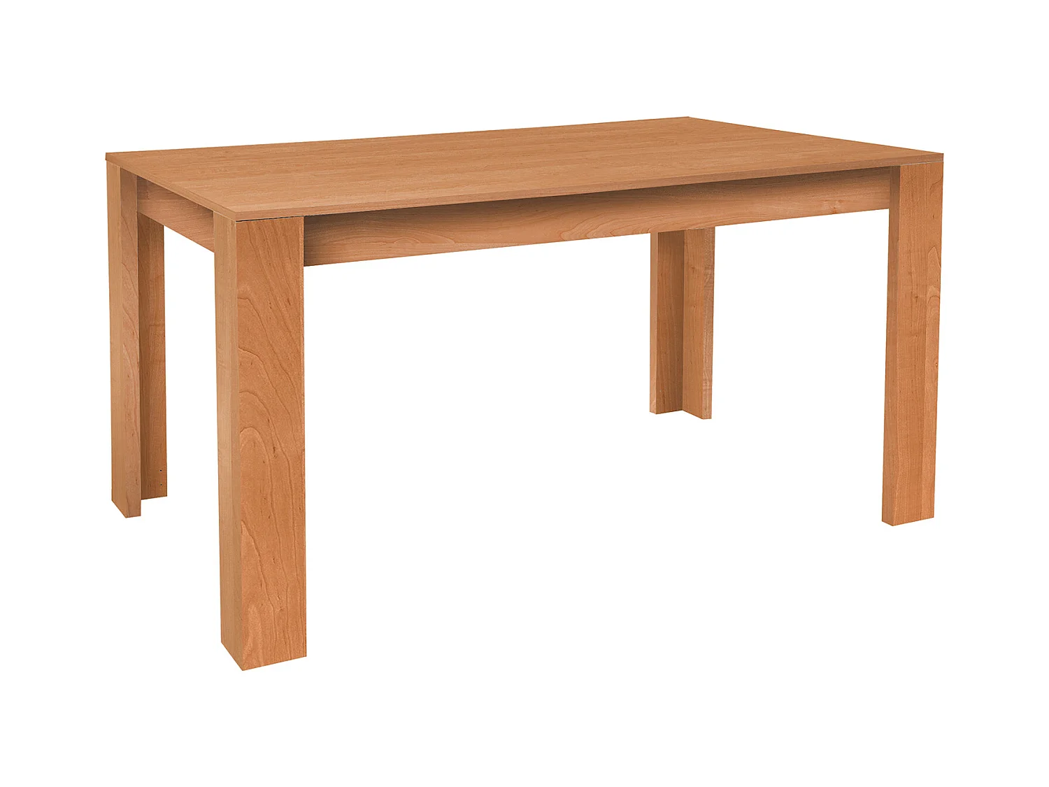 Table Fonctionnelle 4 Places 141X81 Merisier - Venprodin