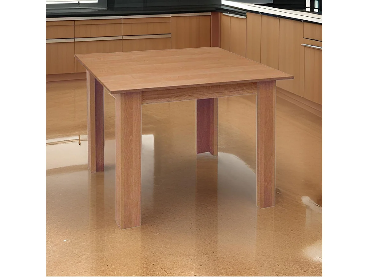 Mesa Funcional 2 Plazas 90X90 Cerezo