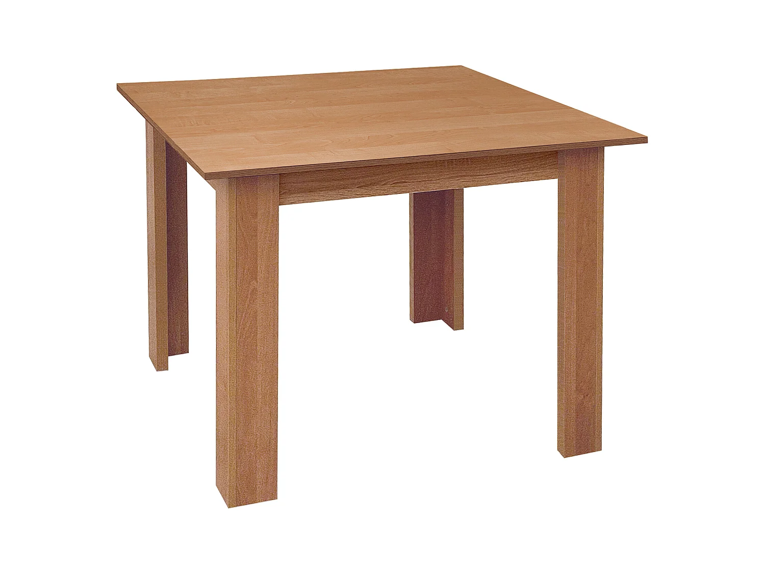 Table Fonctionnelle 2 Places 90X90 Merisier - Venprodin