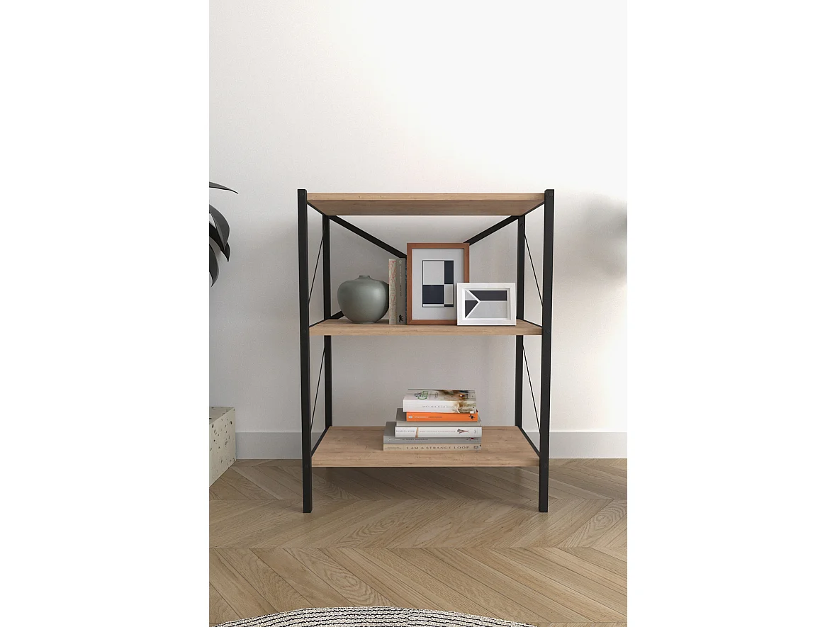 Estanteria De Metal 3 Niveles 85X66X34 Safir