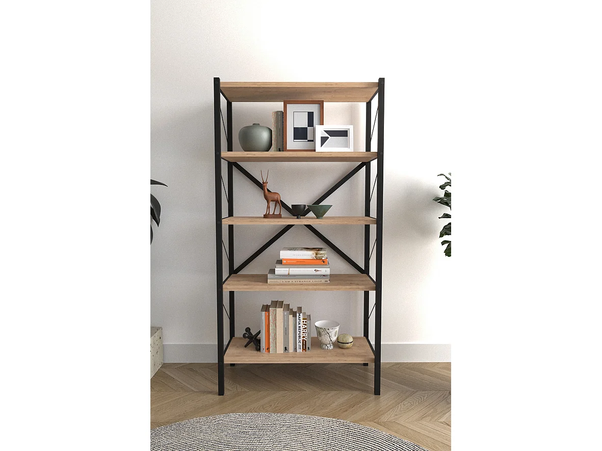 Estanteria De Metal 5 Niveles 160X66X34 Safir