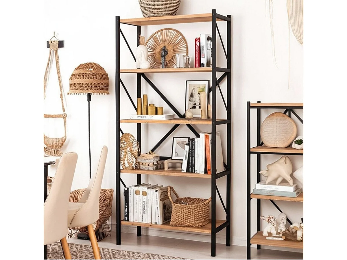 Estanteria De Metal 5 Niveles 160X66X34 Safir