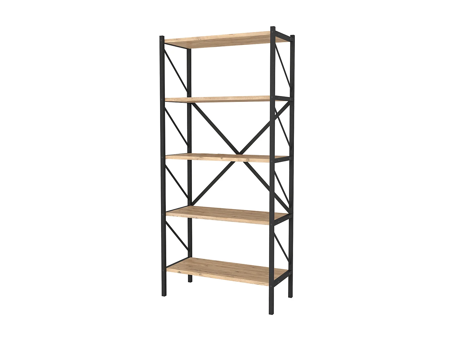 Estanteria De Metal 5 Niveles 160X66X34 Safir