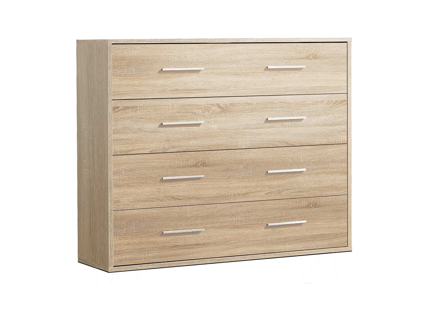 Commode 4 tiroirs 80x90x35 Cambrian-Blanc - Venprodin