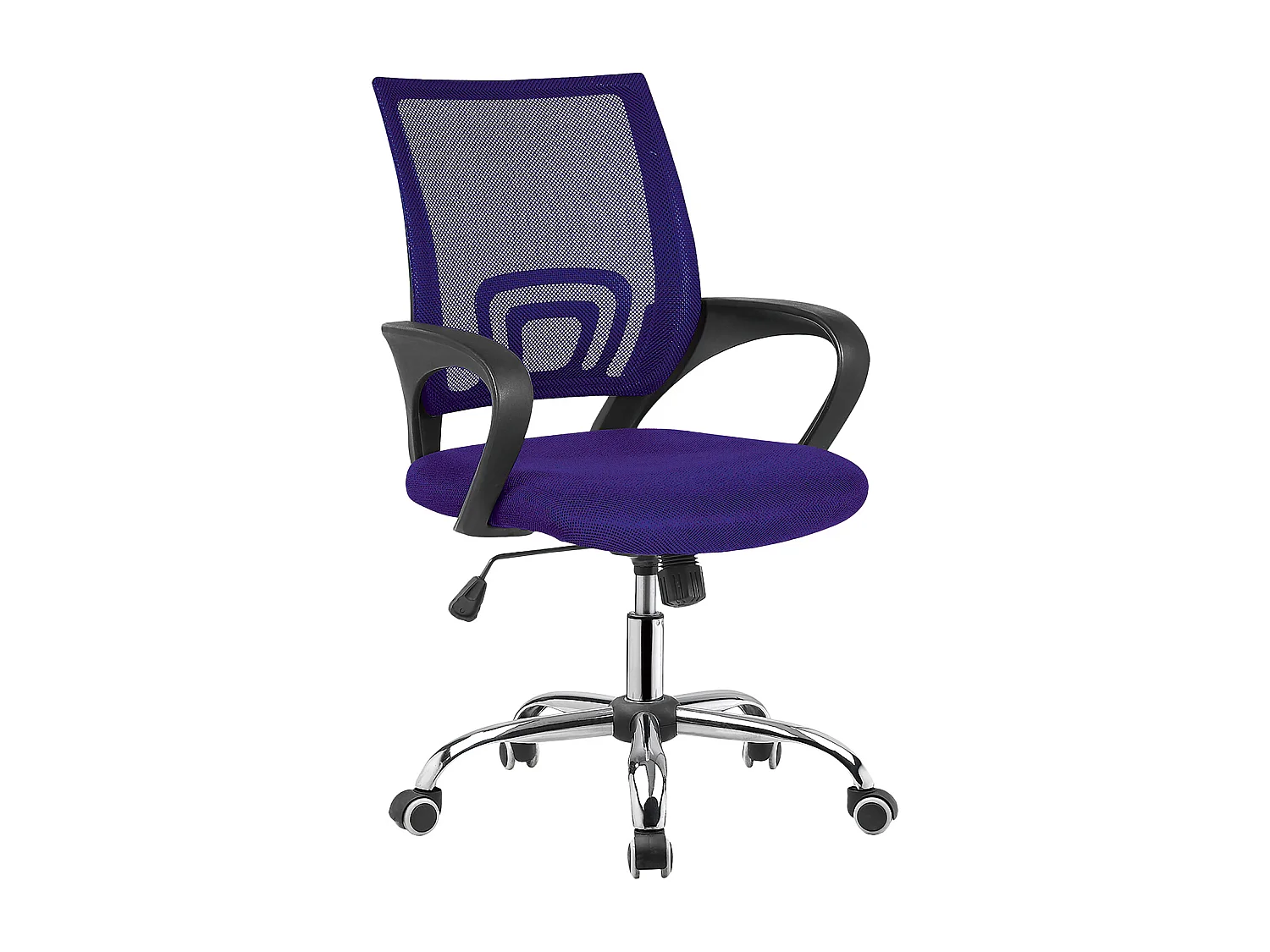 Silla Oficina Saray Giratoria Con Brazos Violeta