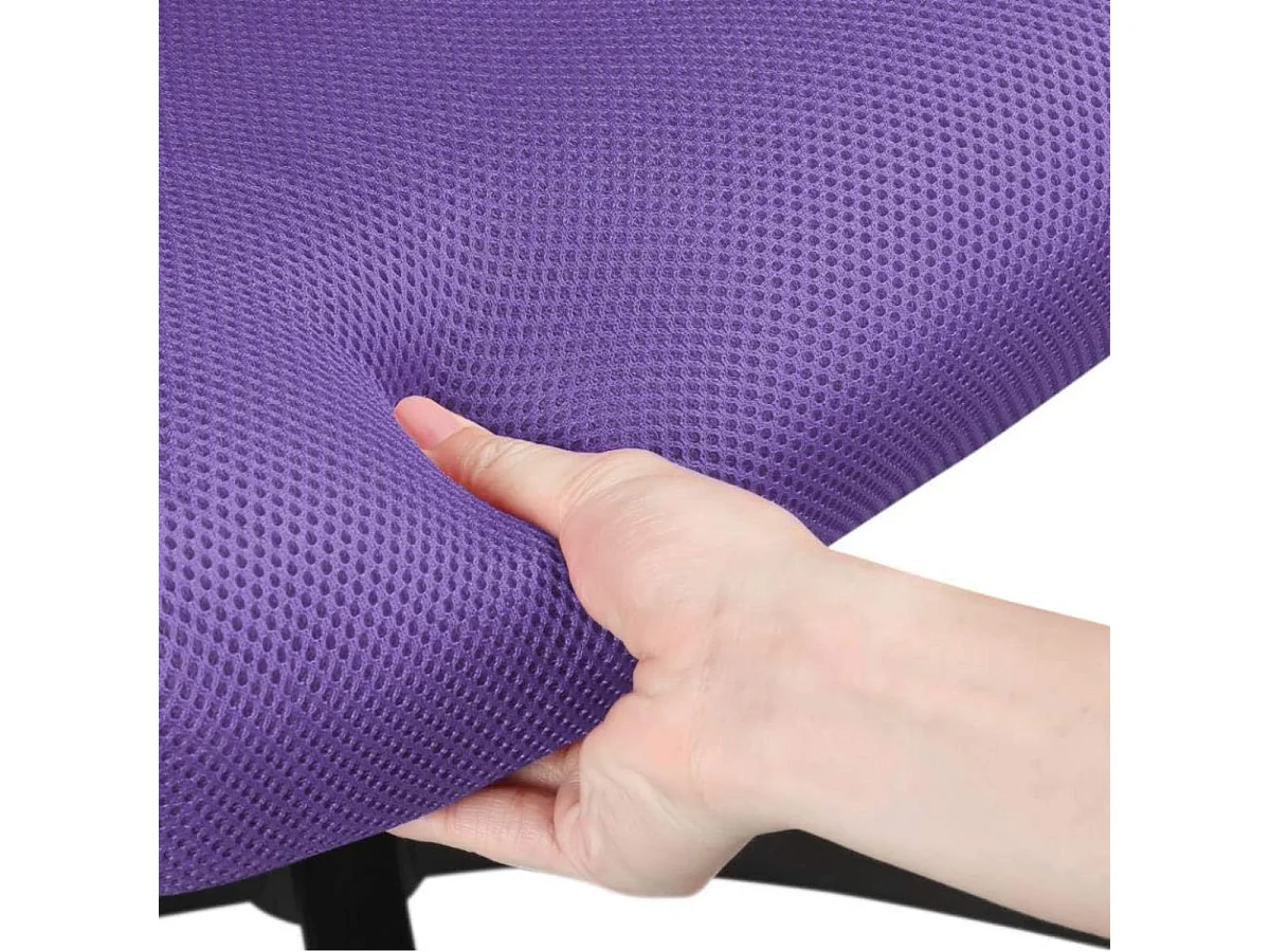 Silla Oficina Saray Giratoria Con Brazos Violeta