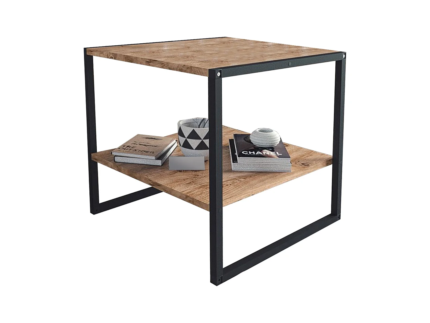 Table basse fonctionnelle en métal 56x50x50 Safir - Venprodin