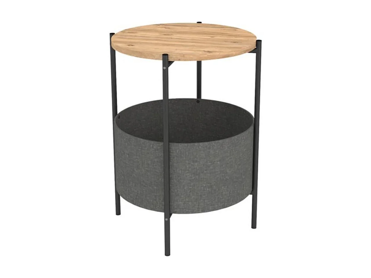 Mesa de centro redonda de metal 60X43X43 Safir