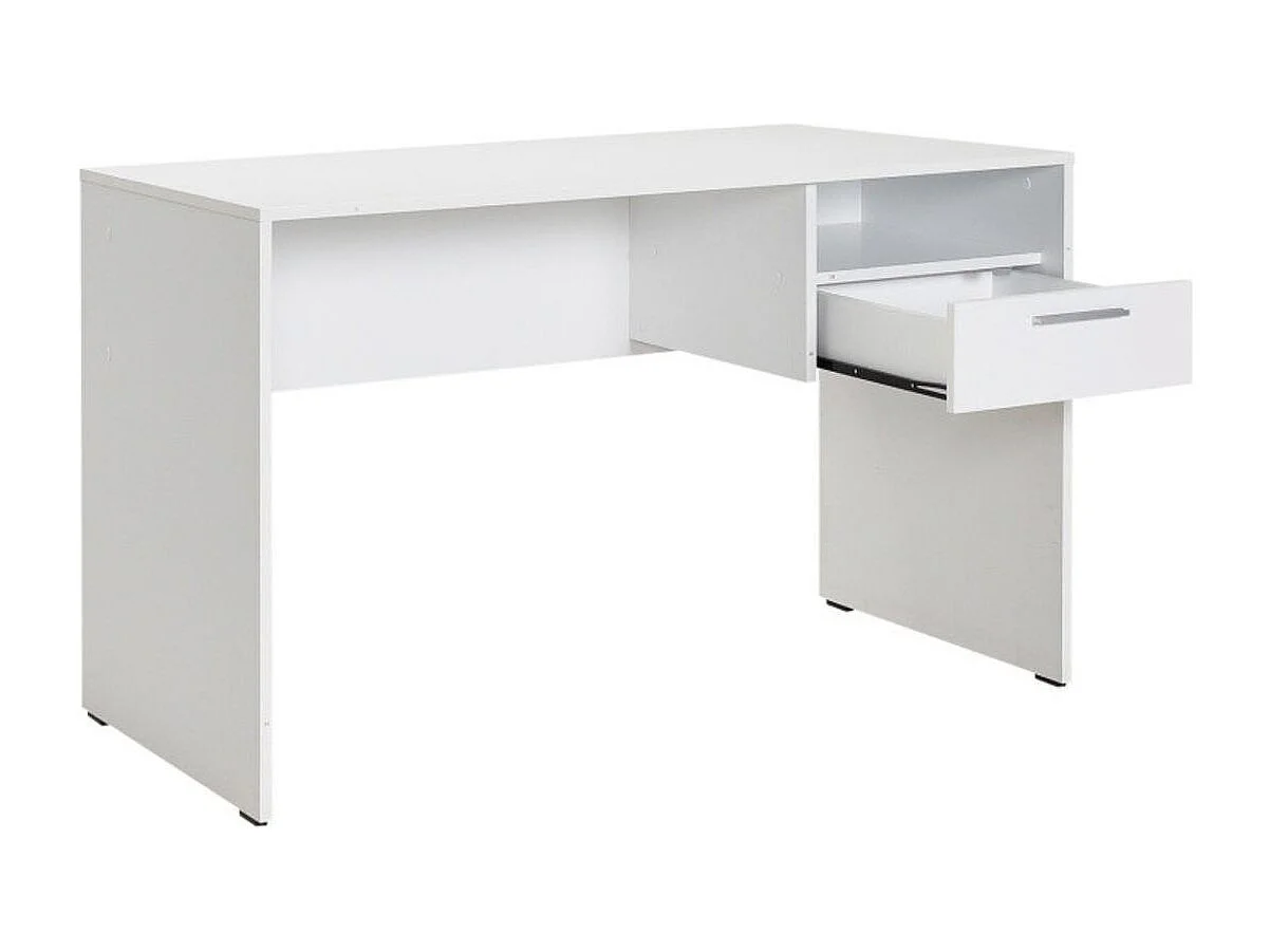 Mesa Escritorio Para Ordenador 1 Cajón 75X120X60 Blanco