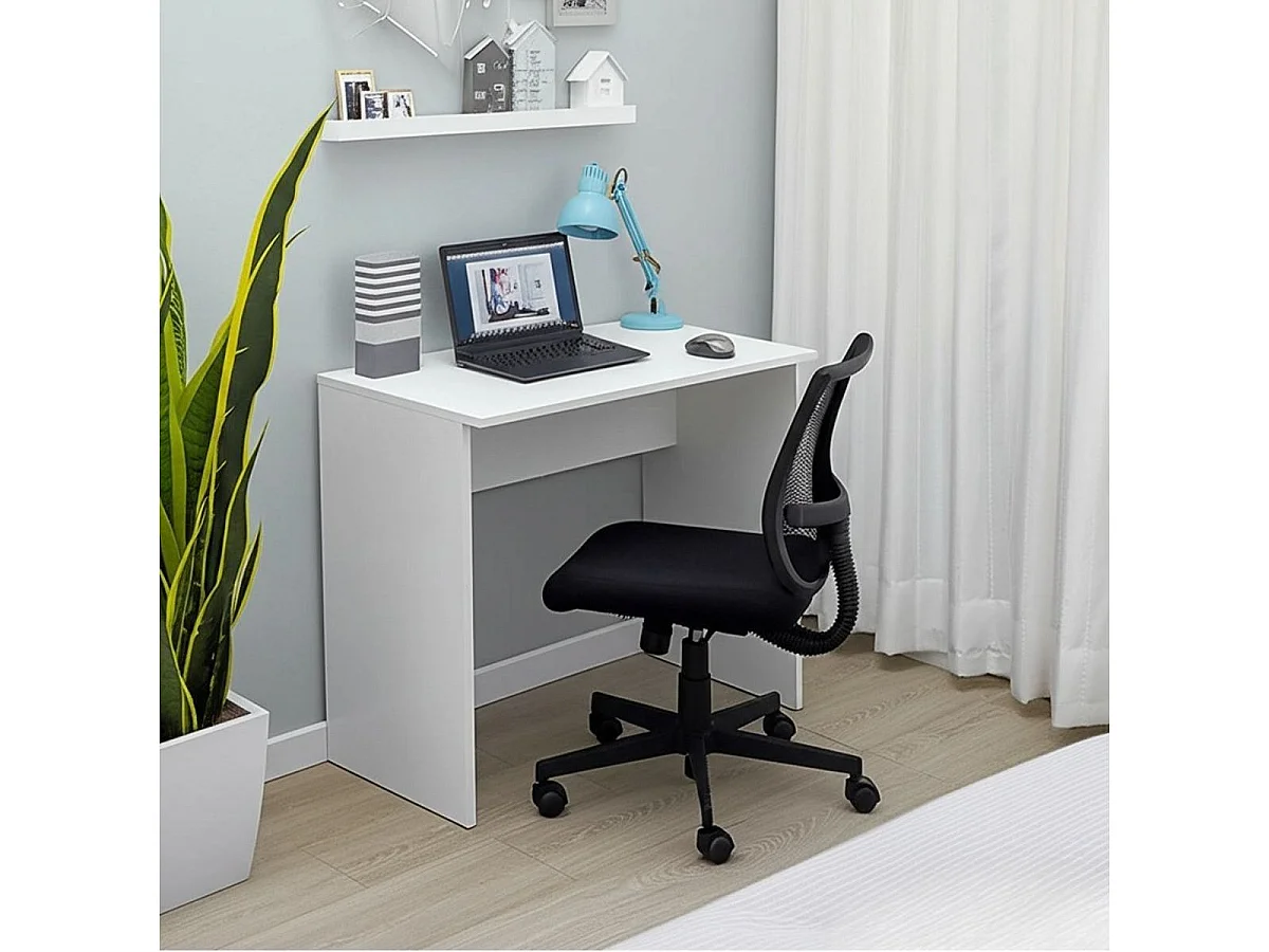 Mesa de secretária compacta e versátil 72X52 Branca