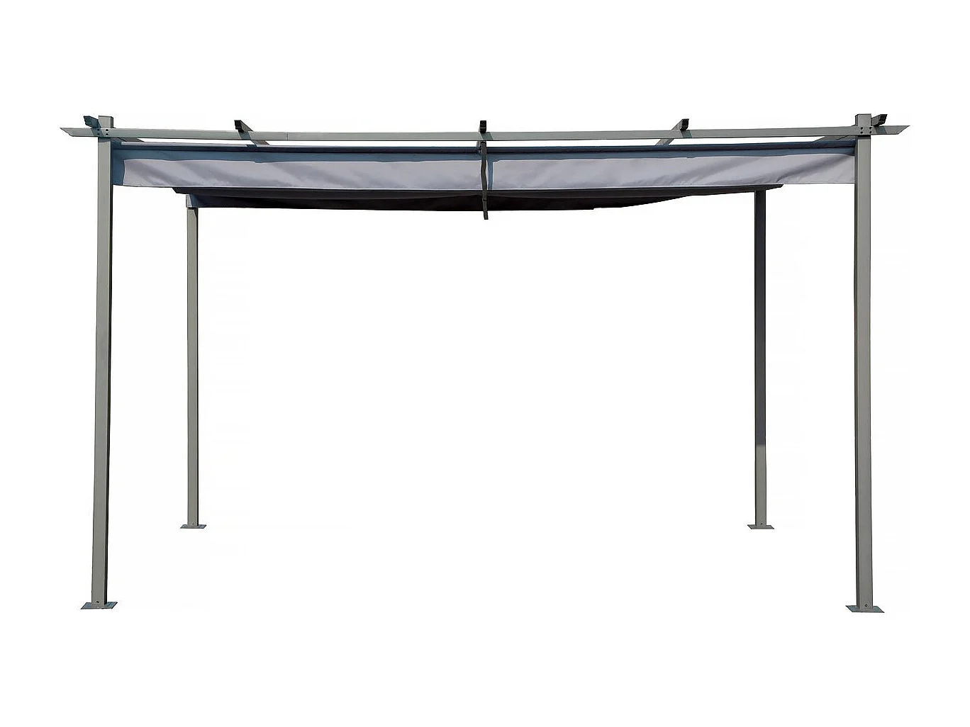 Pérgula com teto retrátil - 3 x 4 m - Antracite