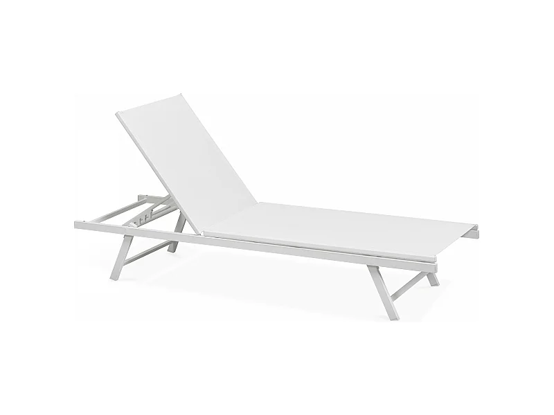 Bain de soleil en acier blanc - Tahiti