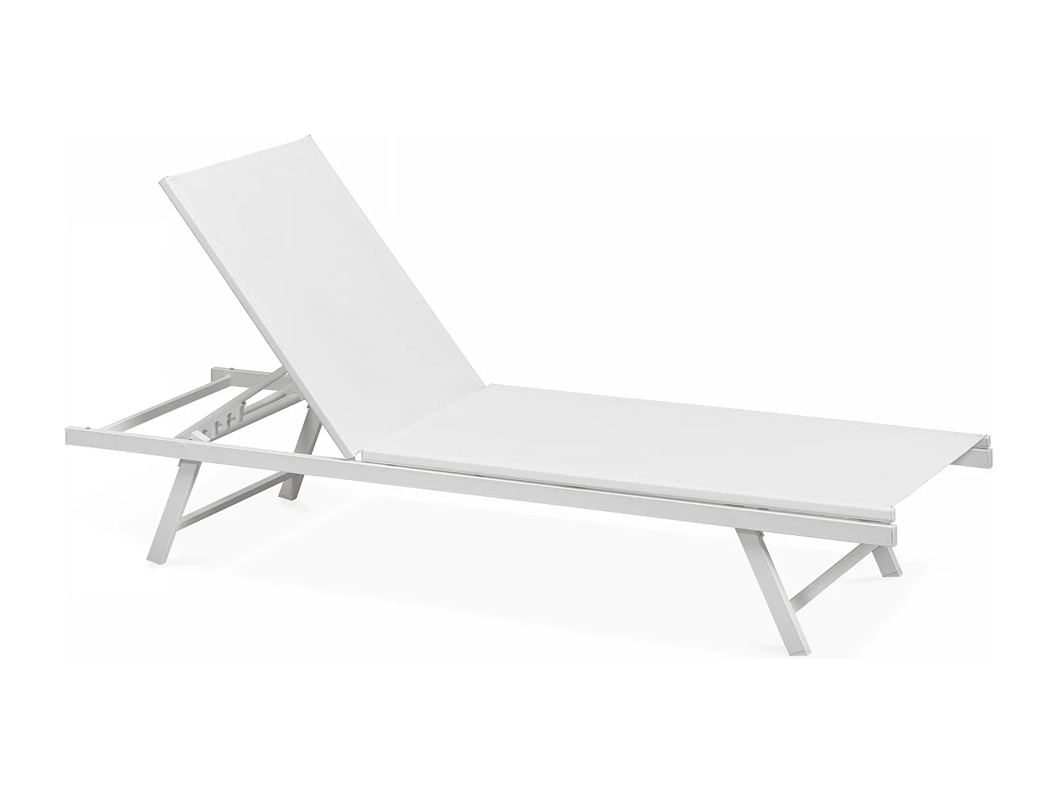 Bain de soleil en acier blanc - Tahiti