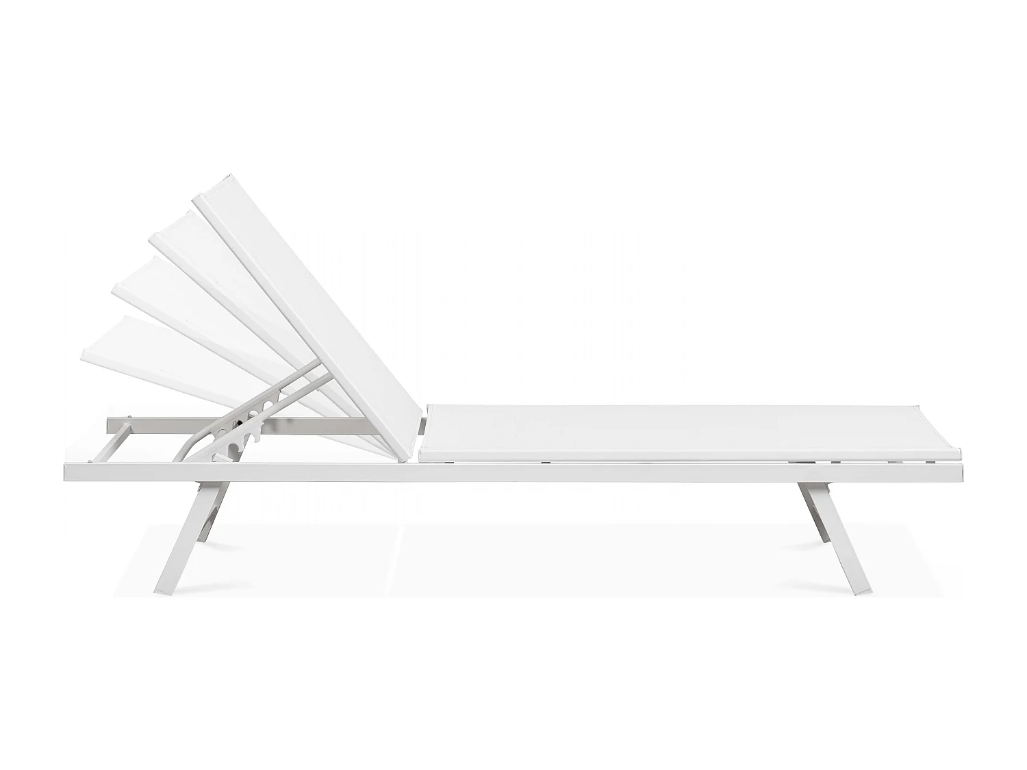 Bain de soleil en acier blanc - Tahiti