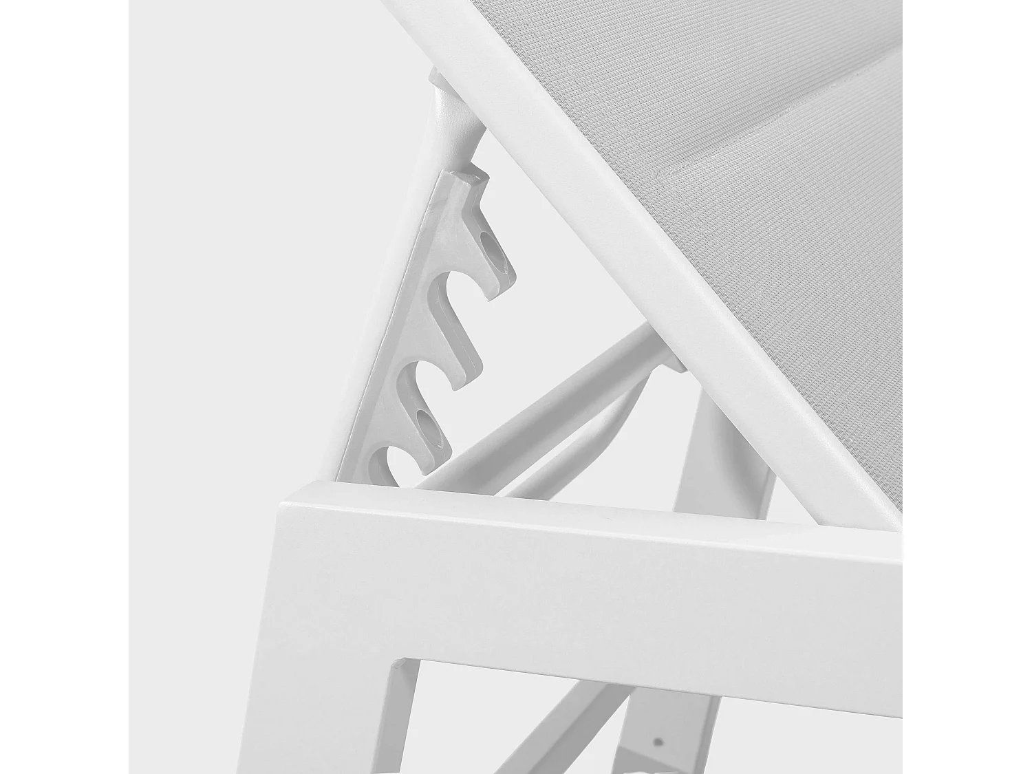 Bain de soleil en acier blanc - Tahiti