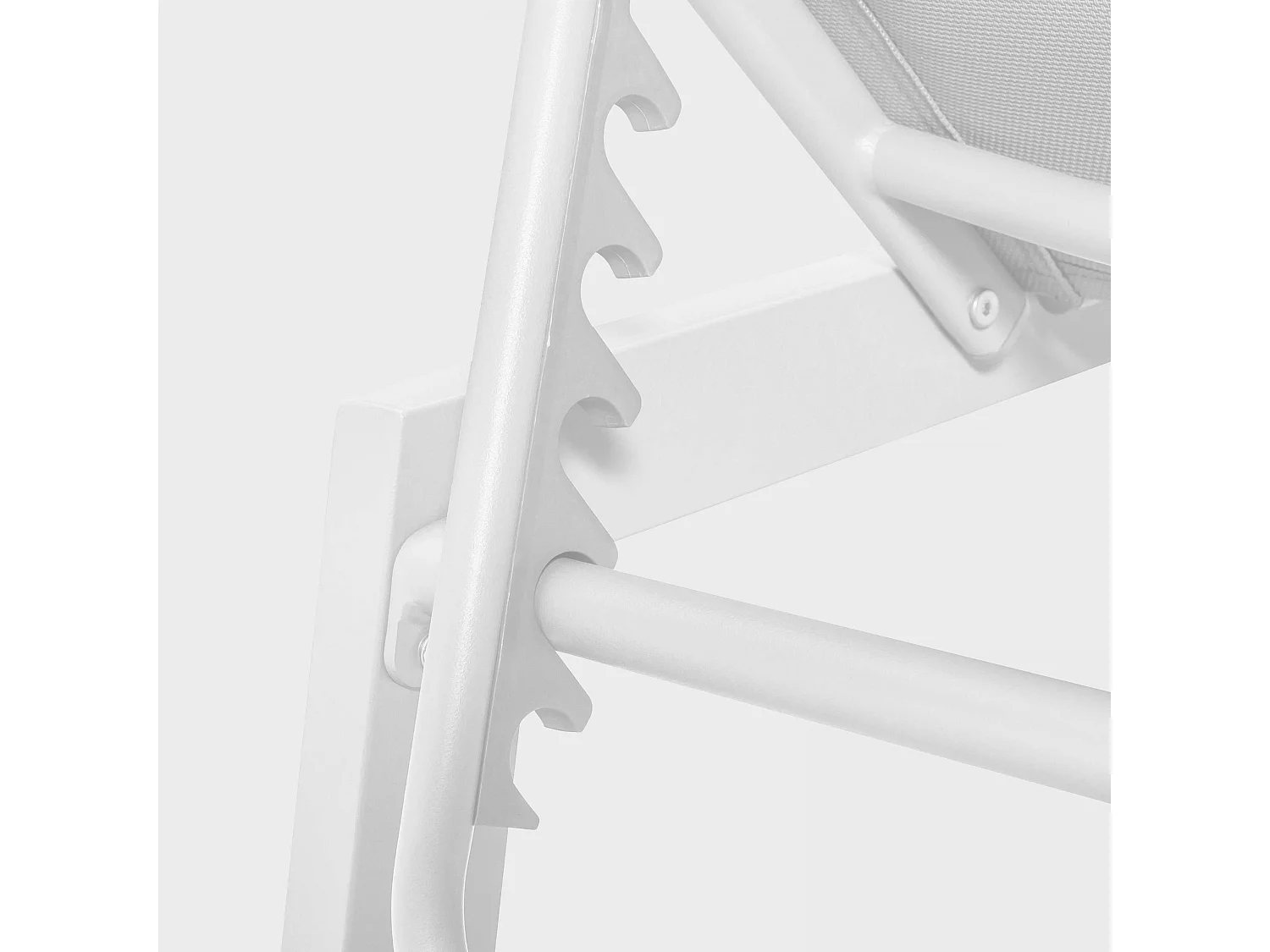 Bain de soleil en acier blanc - Tahiti