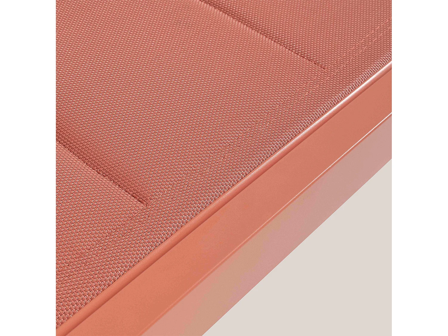 Lot de 2 bains de soleil en aluminium et textilène argile - Noumea