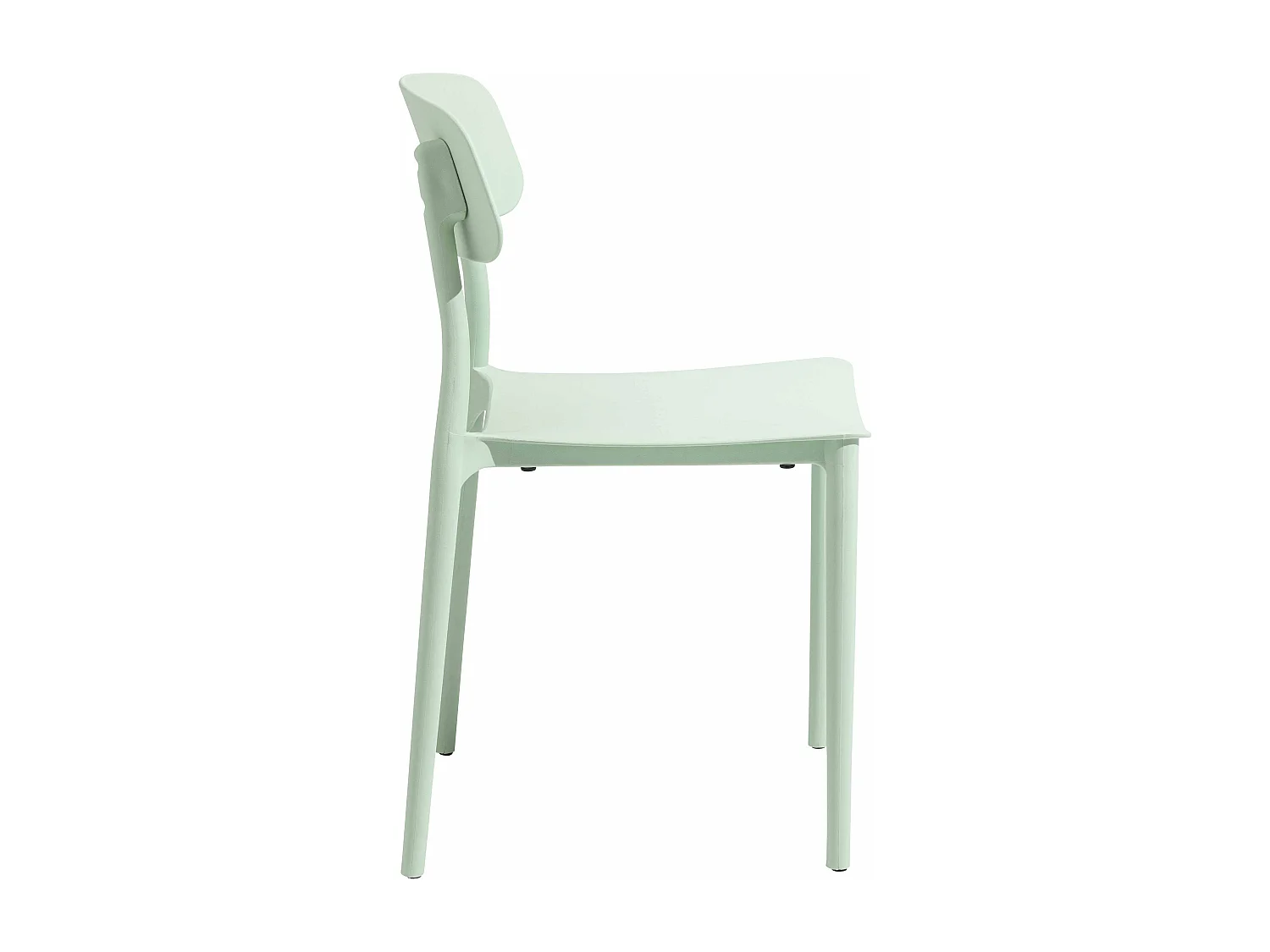 Set van twee polypropyleen stoelen mintgroen