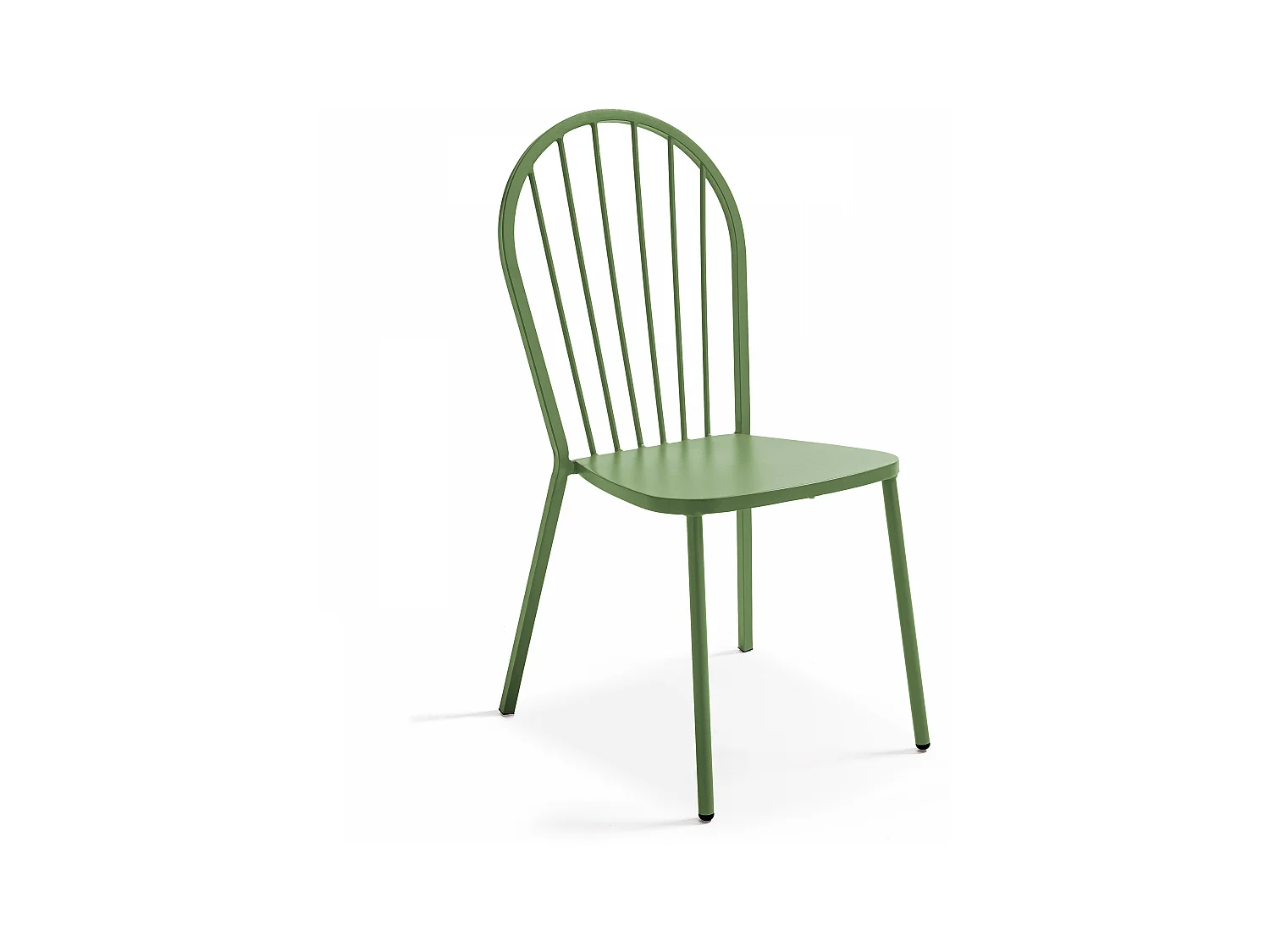 Chaise bistrot en métal vert cactus