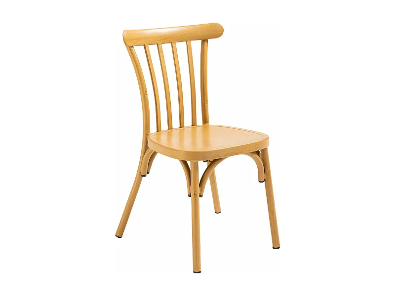 Chaise de terrasse en aluminium bois