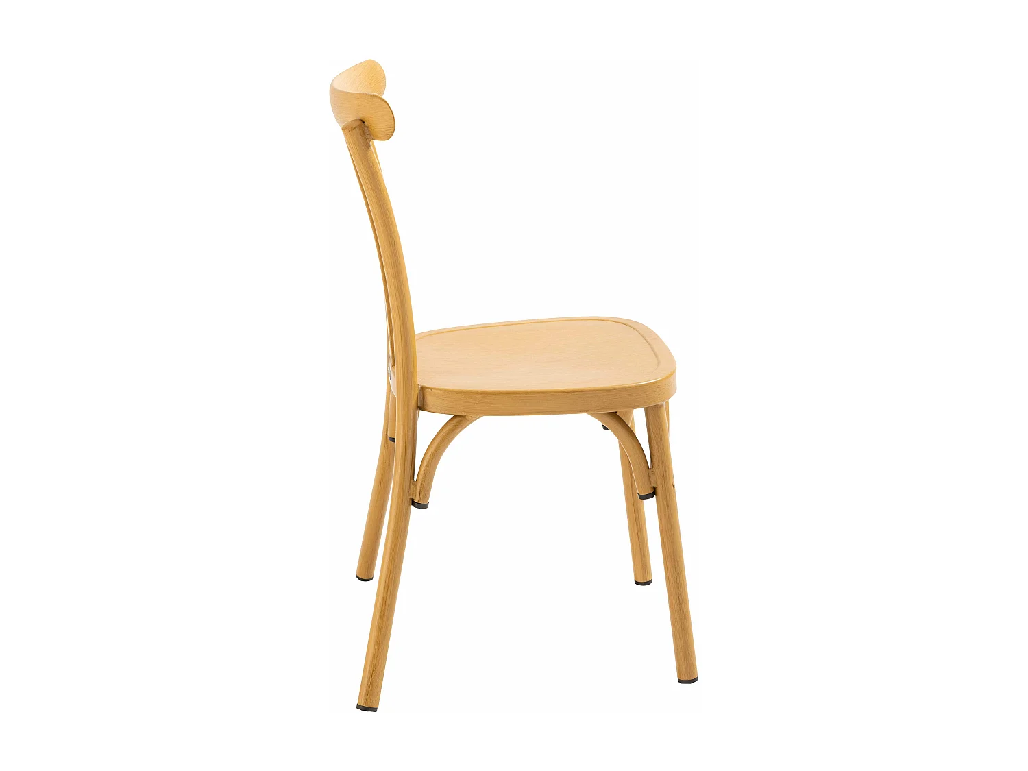 Chaise de terrasse en aluminium bois