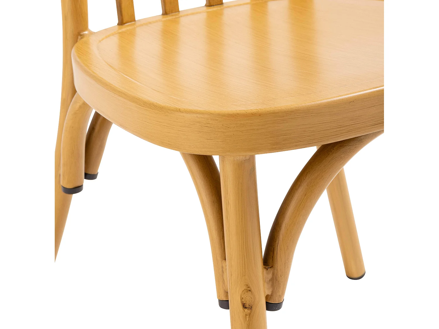 Chaise de terrasse en aluminium bois