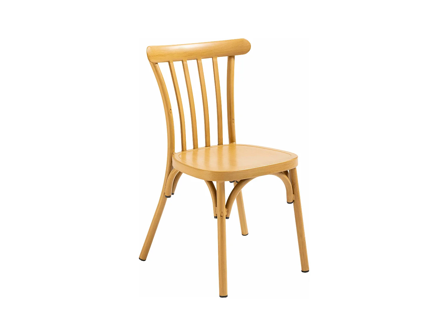 Chaise de terrasse en aluminium bois