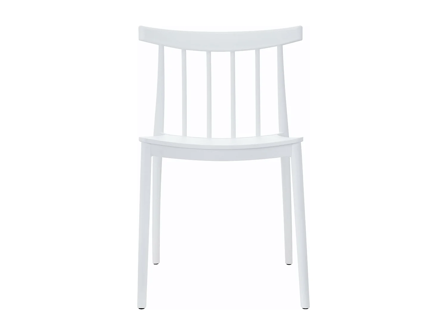 Chaise de terrasse en polypropylène blanche