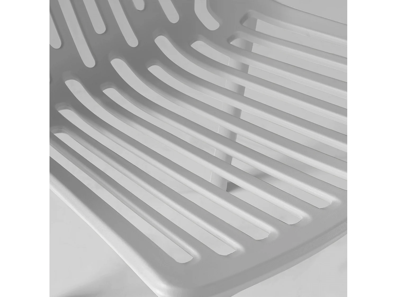 Lot de 4 chaises en plastique blanc