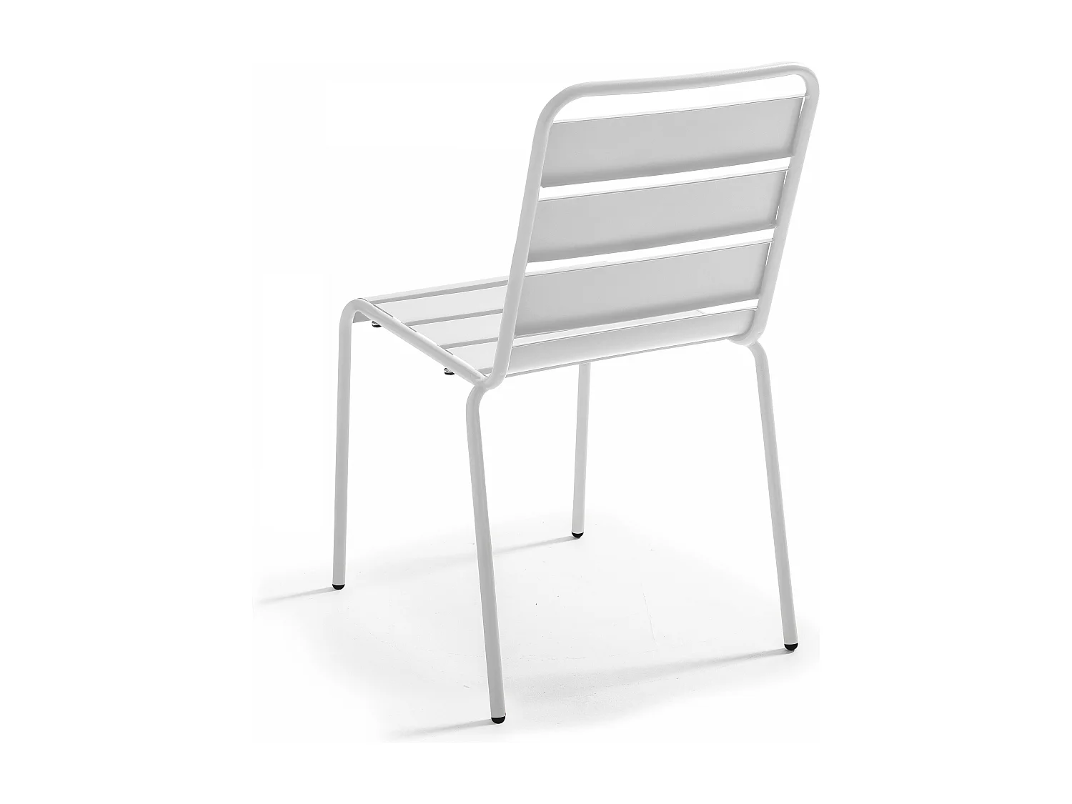 Chaise de jardin en métal blanc - Palavas