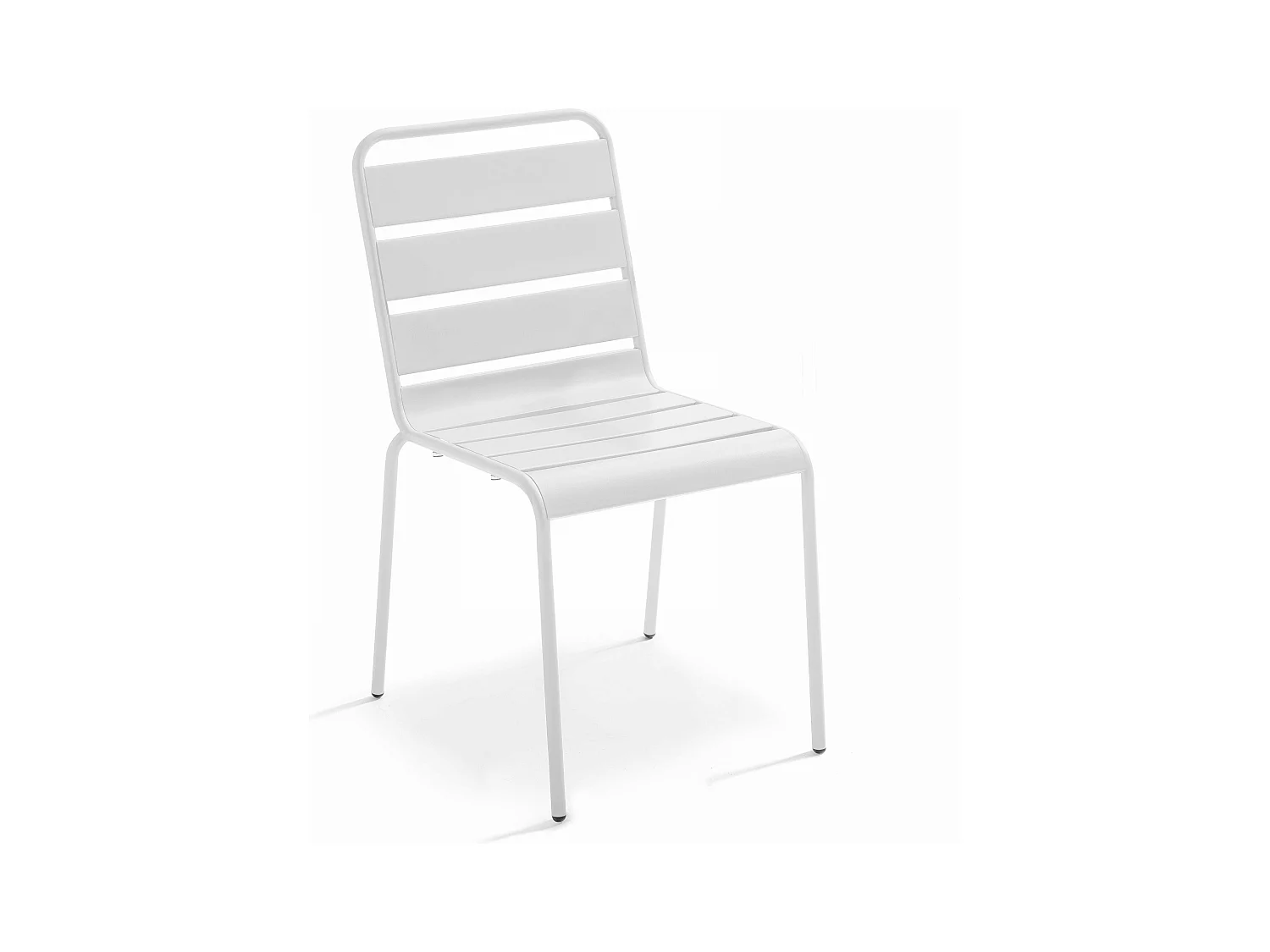 Chaise de jardin en métal blanc - Palavas