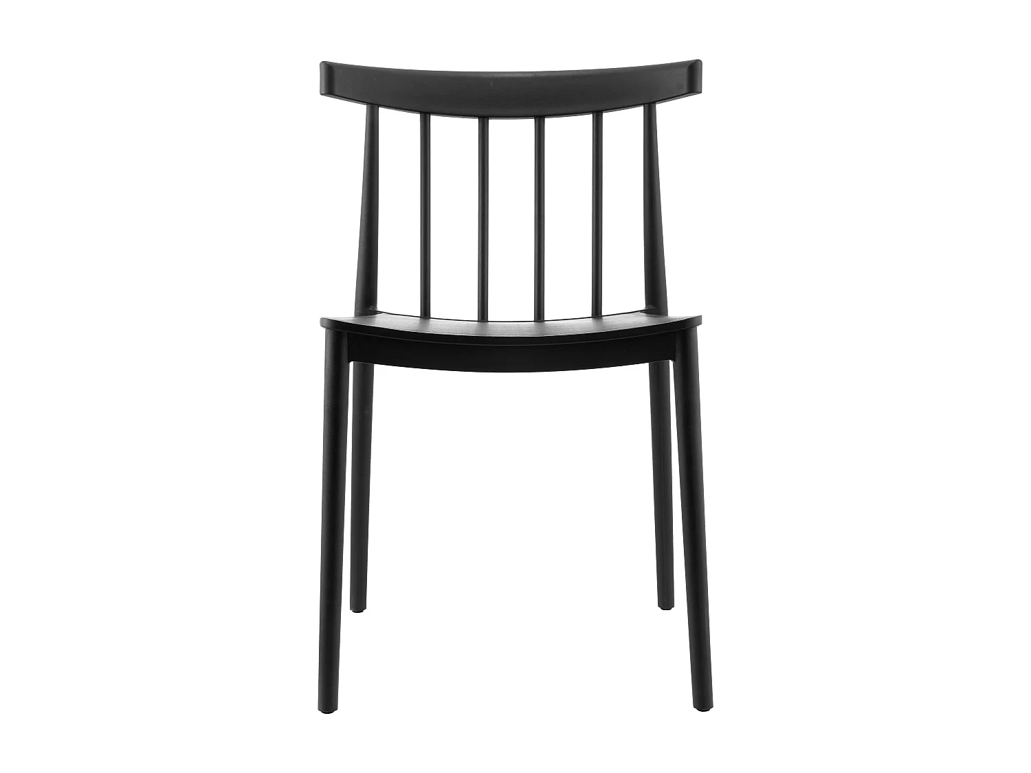 Chaise de terrasse en polypropylène noire