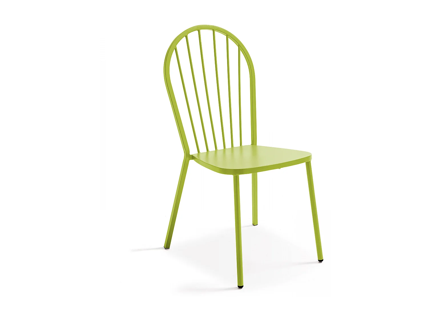 Chaise bistrot de jardin en métal vert