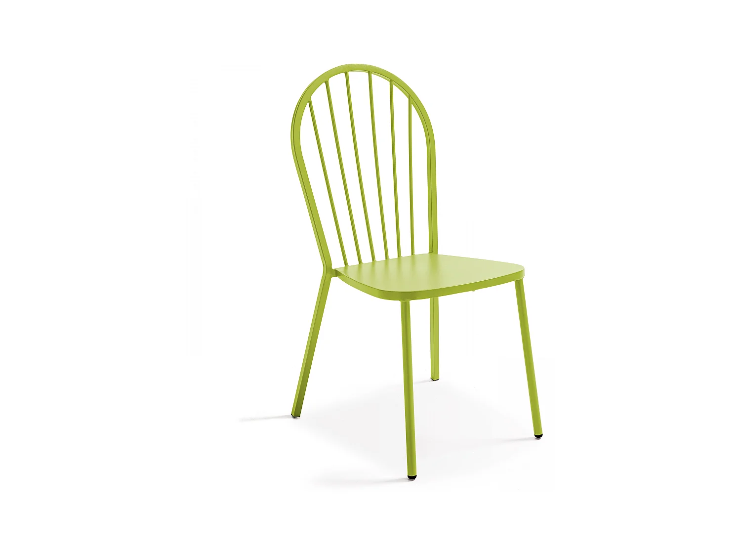 Chaise bistrot de jardin en métal vert