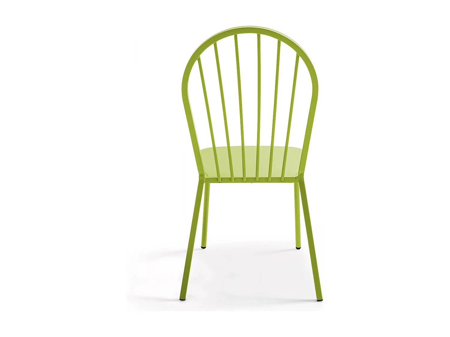 Chaise bistrot de jardin en métal vert