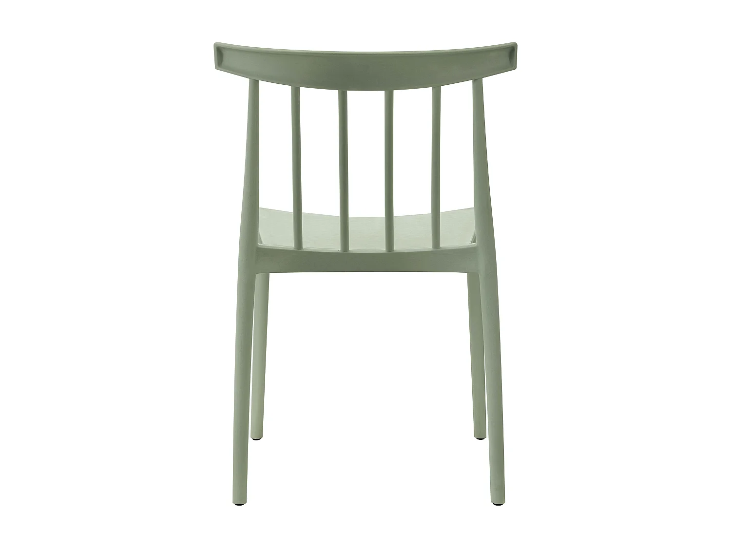 Chaise de terrasse en polypropylène vert sauge