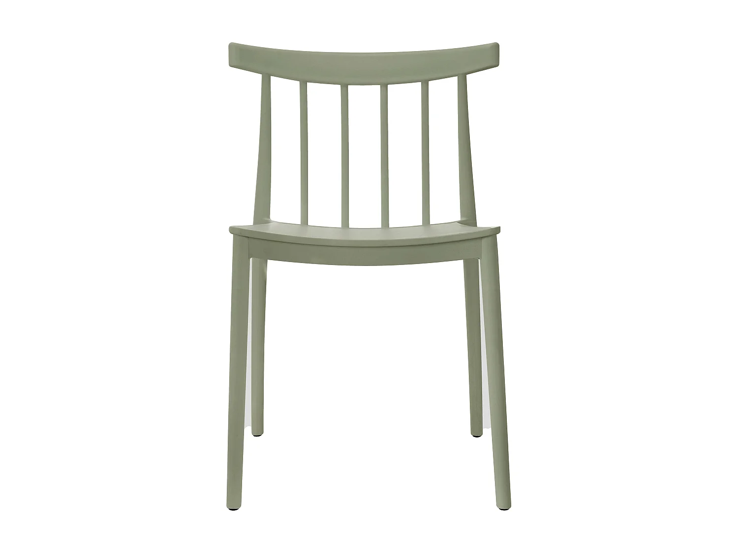 Chaise de terrasse en polypropylène vert sauge