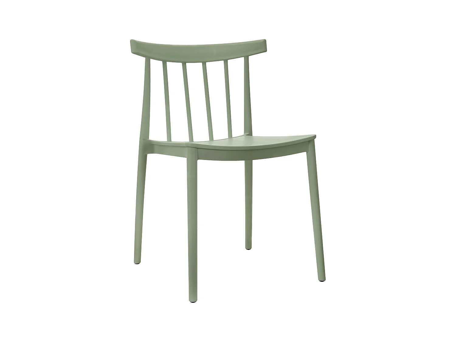 Chaise de terrasse en polypropylène vert sauge
