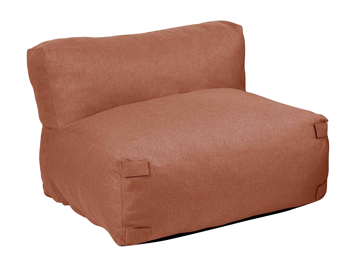 Fauteuil de jardin pour canapé modulable terracotta