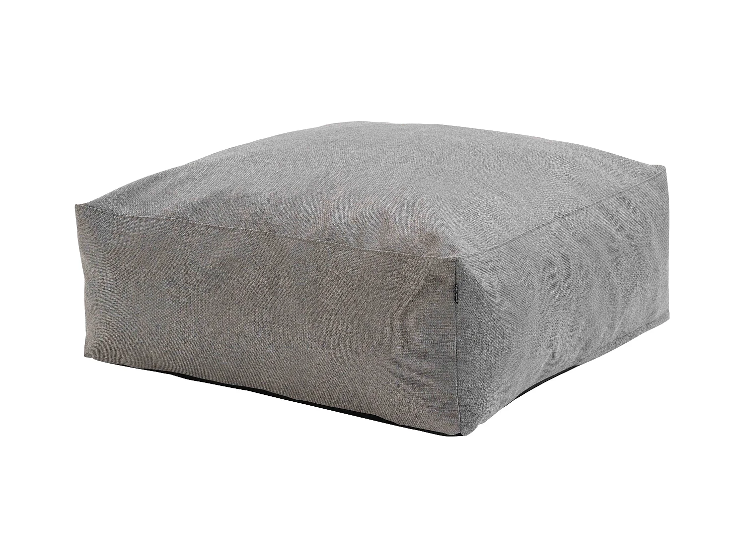 Pouf de jardin pour canapé modulable gris